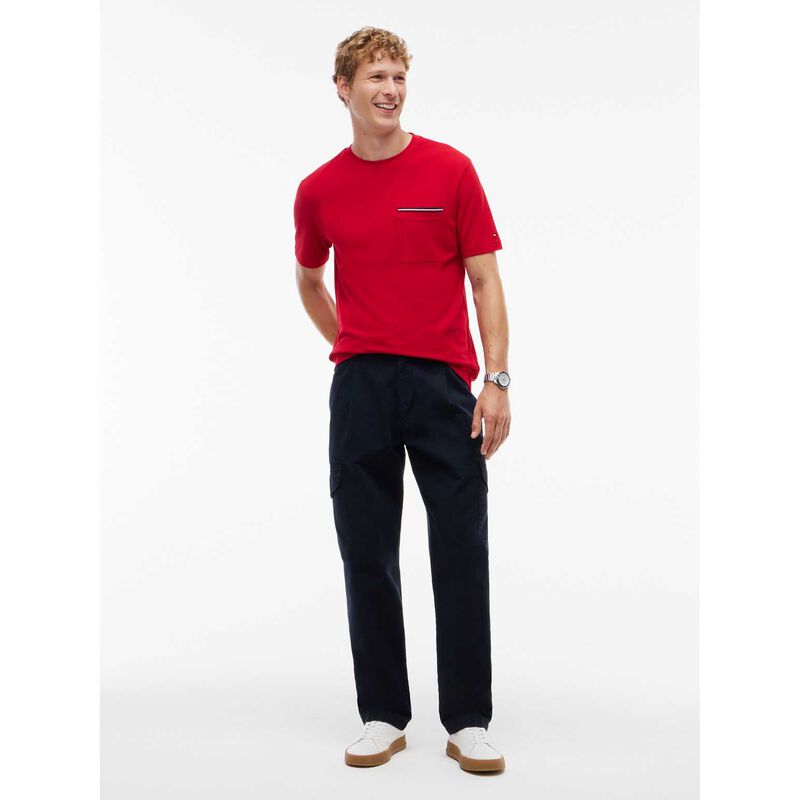 Tommy Hilfiger Global Stripe Pocket Pique T-Shirt image number 3